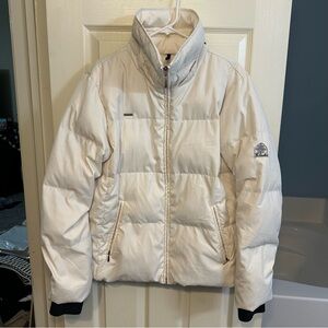 Women’s Columbia Cream Puffer Coat, size XL